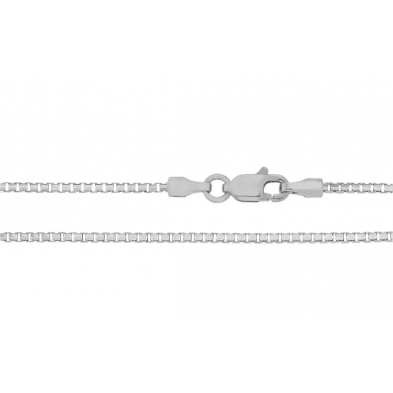 Luxur, Přívěskový řetízek Kora v bílém zlatě, délka: 42 cm, 2890211-0-42-0