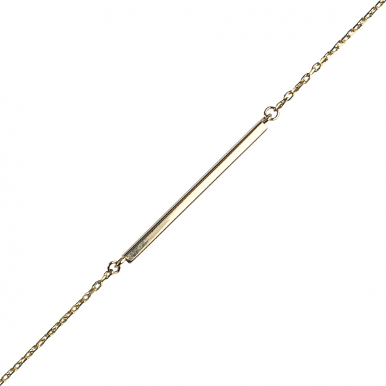 Couple, Minimalistický řetízek Kristin, žluté zlato