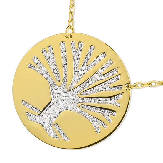 Luxur, Zlatý náramek a náhrdelník Elvira, kombinované zlato