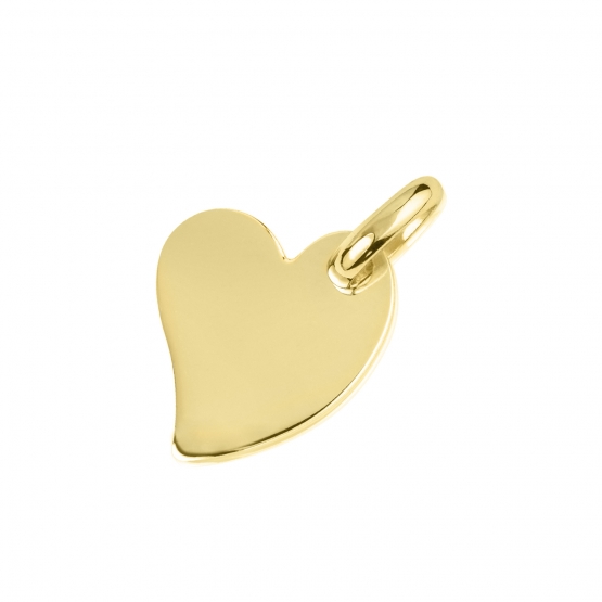 Luxur, Decentní přívěsek Carrie ve tvaru srdce, žluté zlato