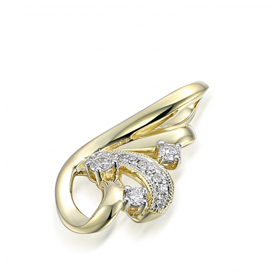 Gems, Diamantový přívěsek Tatiana v kombinovaném zlatě