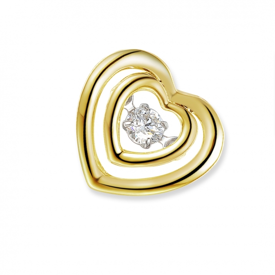 Gems, Diamantový přívěsek Jeanne, kombinované zlato s briliantem