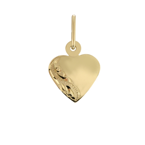 Luxur, Decentní přívěsek Lavea ve tvaru srdce ze žlutého zlata