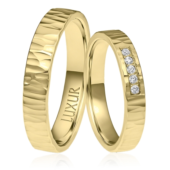 Snubní prsteny Rustica