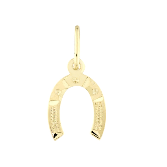 Přívěsek Equina ve tvaru podkovy ze žlutého zlata