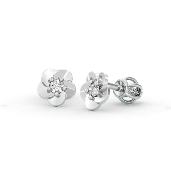 Couple, Jemné pecky Bloomelle, bílé zlato se zirkony