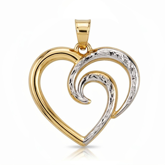 Luxur, Přívěsek Evara z kombinace žlutého a bílého zlata