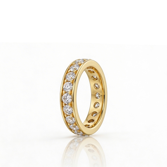 Originální přívěsek Cirena, žluté zlato se zirkony