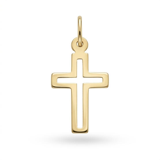 Přívěsek Verion I ve tvaru kříže ze žlutého zlata